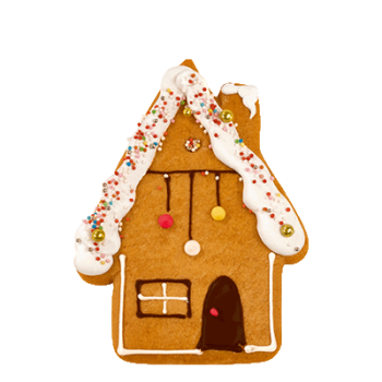 Gingerbread House with Sugar Icing
