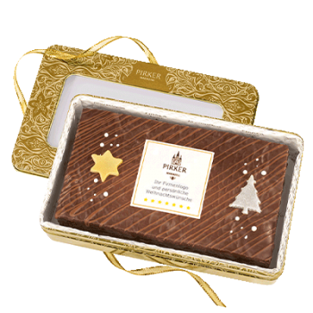 Personalised Christmas Tin with company logo