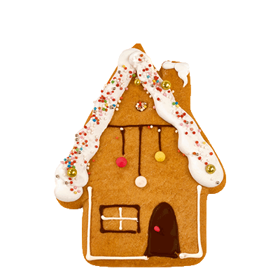 Gingerbread House with Sugar Icing