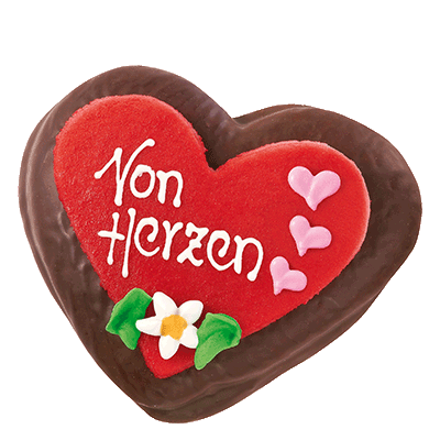 Chocolate-Lebkuchenheart "Von Herzen"